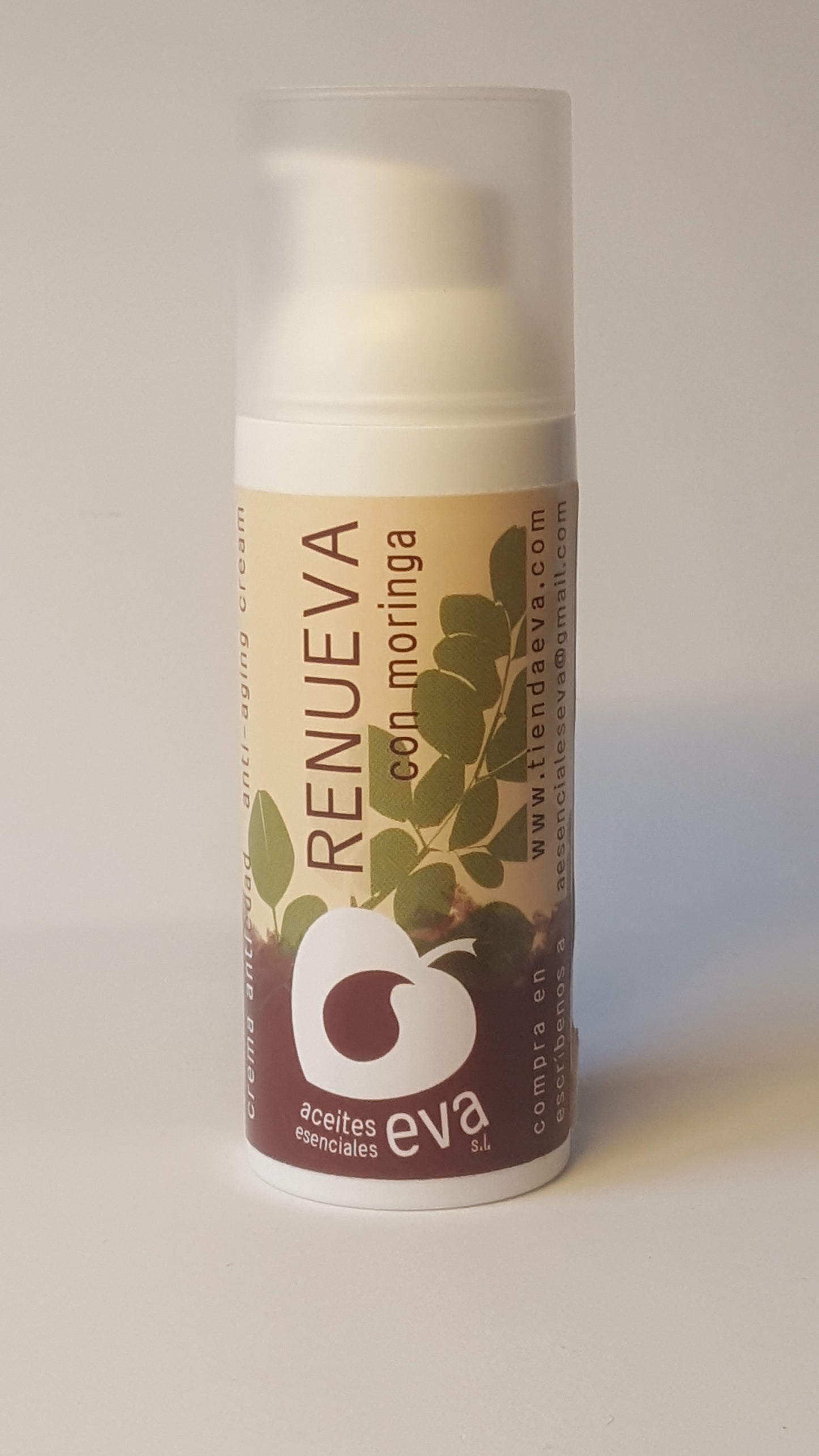 CREMA RENUEVA. NUTRITIVA con Moringa y Aceites Esenciales 50ml.