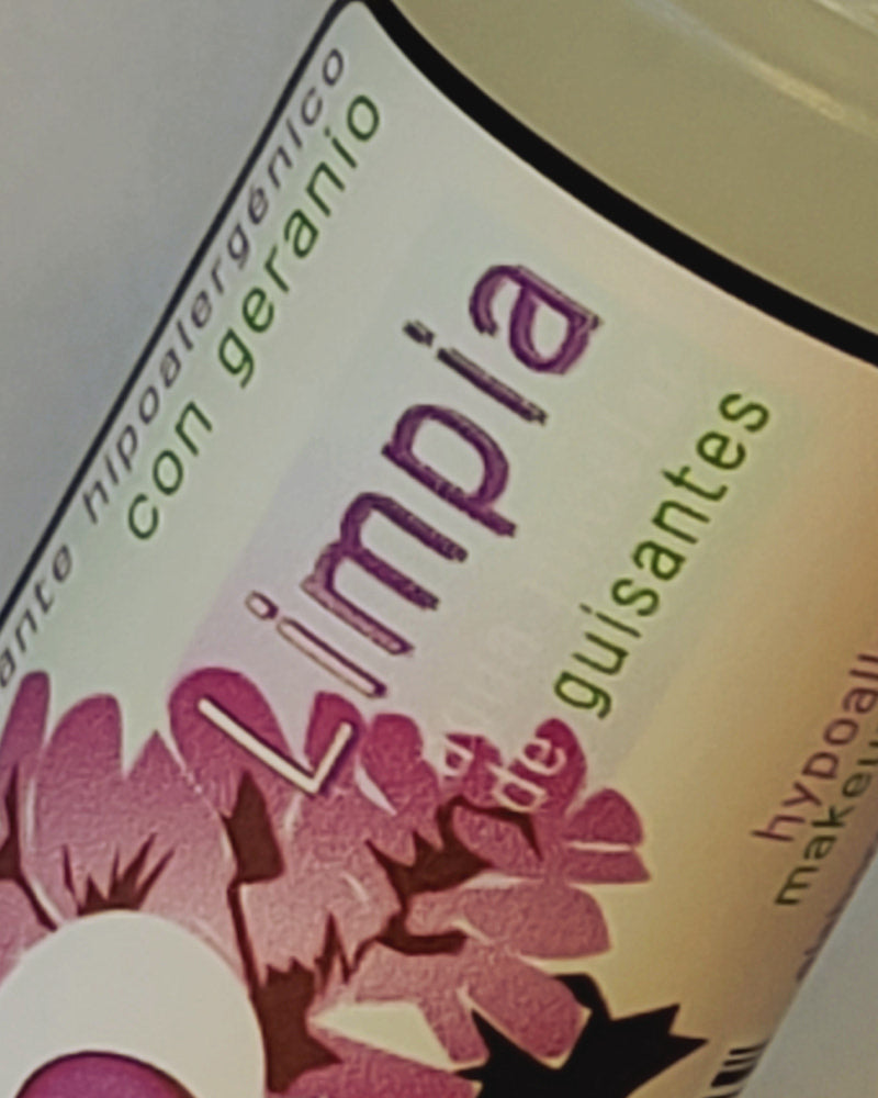 LIMPIA. Desmaquillante natural.